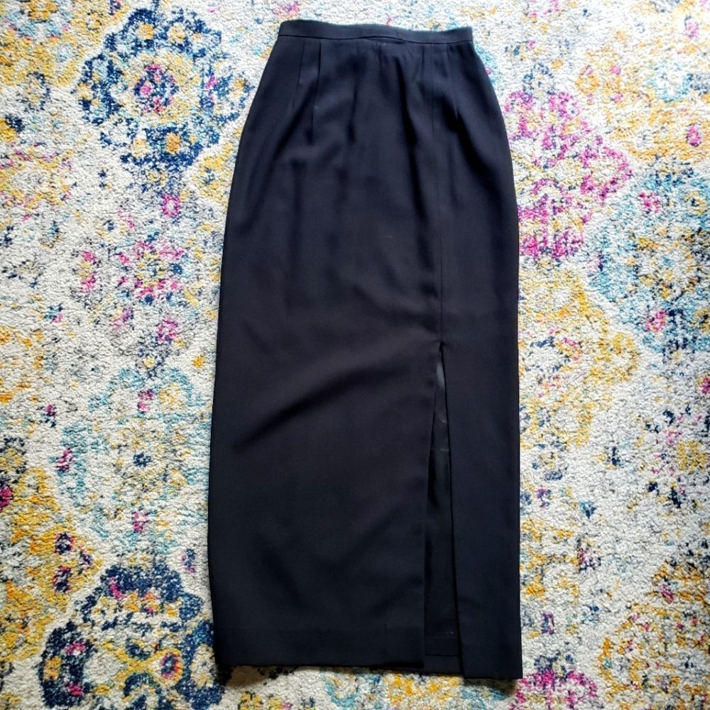 Vintage maxi skirt front slit